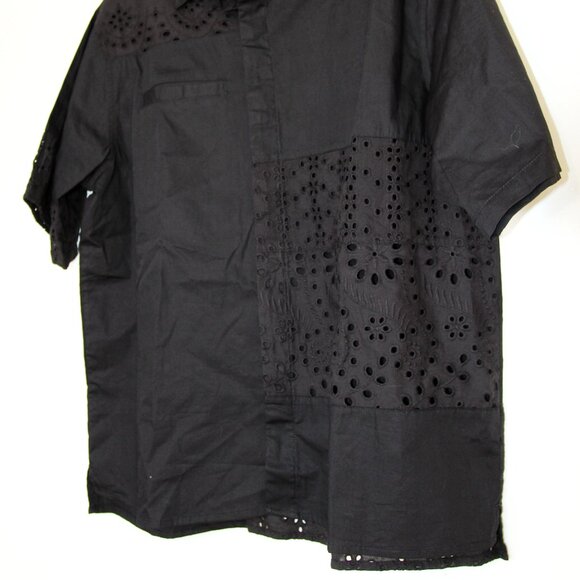 BNWT SS24 JUNGLES JUNGLES BRODERIE ANGLAISE SHIRT L - Picture 6 of 11